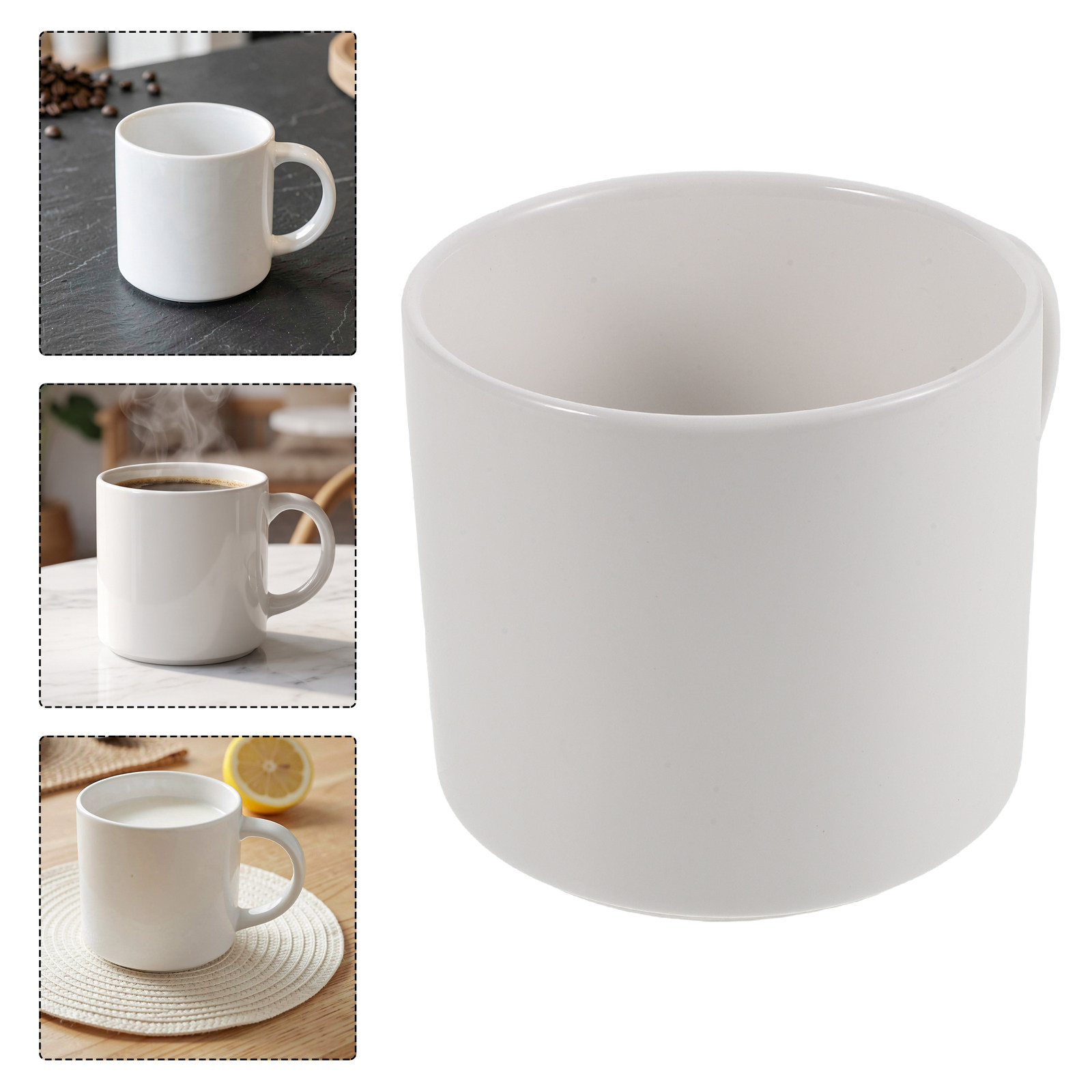 Sublimation Mug White - كوب قهوة سيراميك أبيض سعة 15