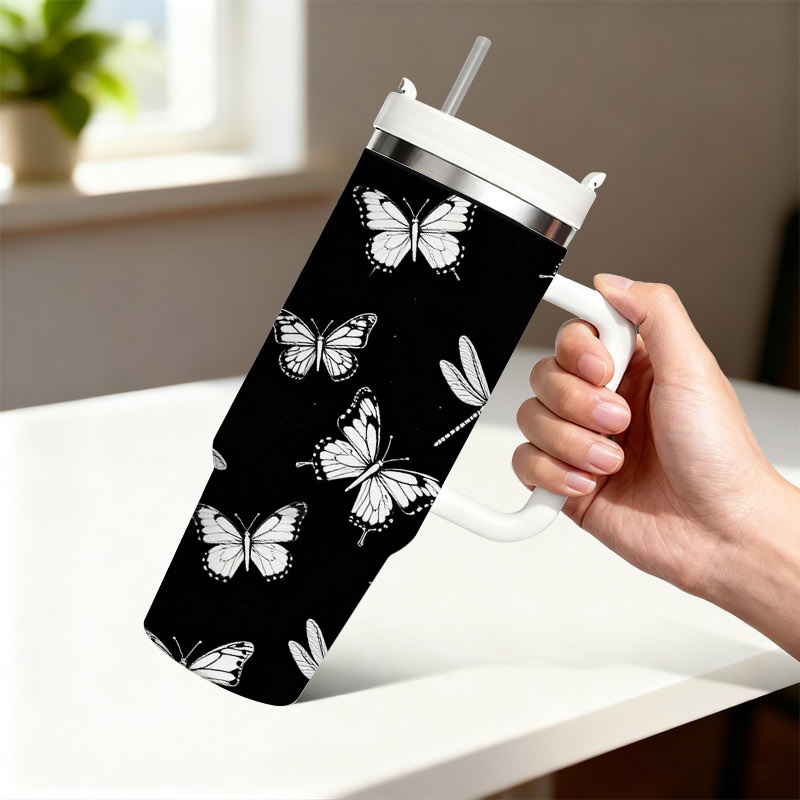 Sublimation Mug White - كوب سفر من الفولاذ المقاوم للصدأ