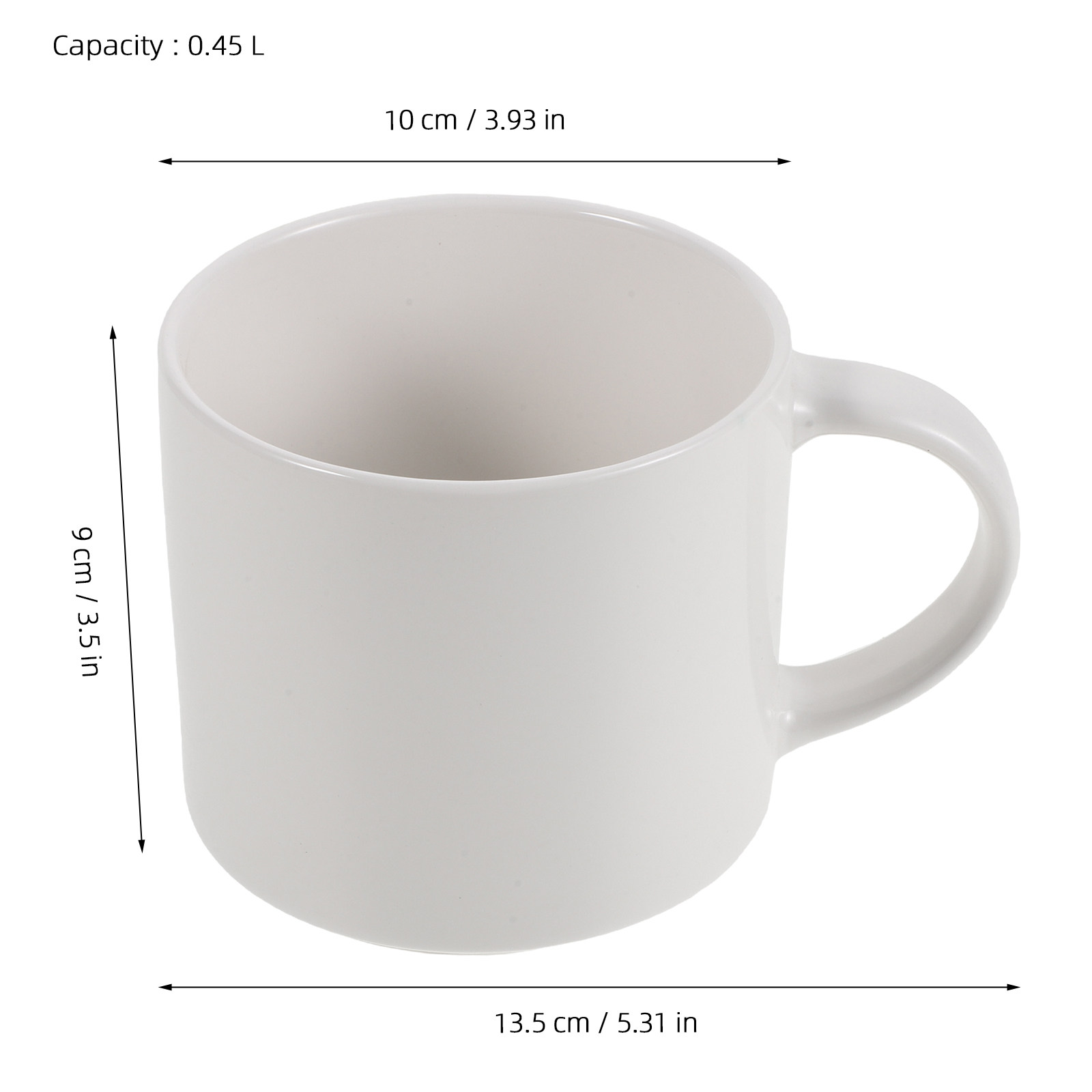 كوب قهوة سيراميك أبيض سعة 15 أ - مراجعة Sublimation Mug White وسعره