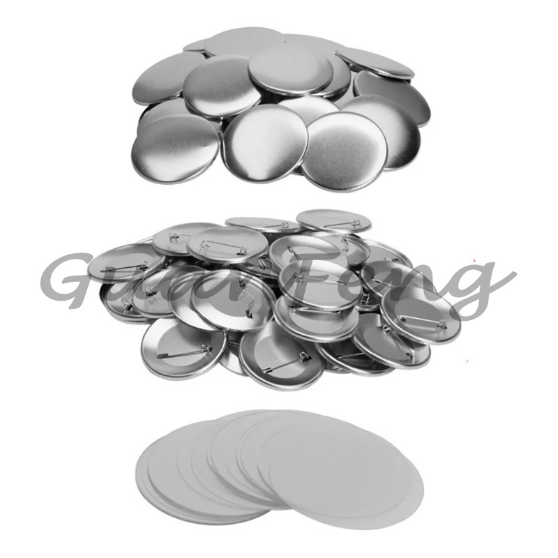 طقم دبابيس معدنية دائرية بقطر  - مراجعة Button Badge Blank وسعره
