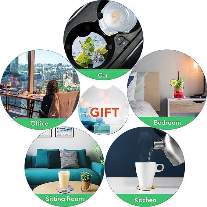 10/20 قطعة من حاملات الأكواب ا - مراجعة Coaster Sublimation Blank وسعره