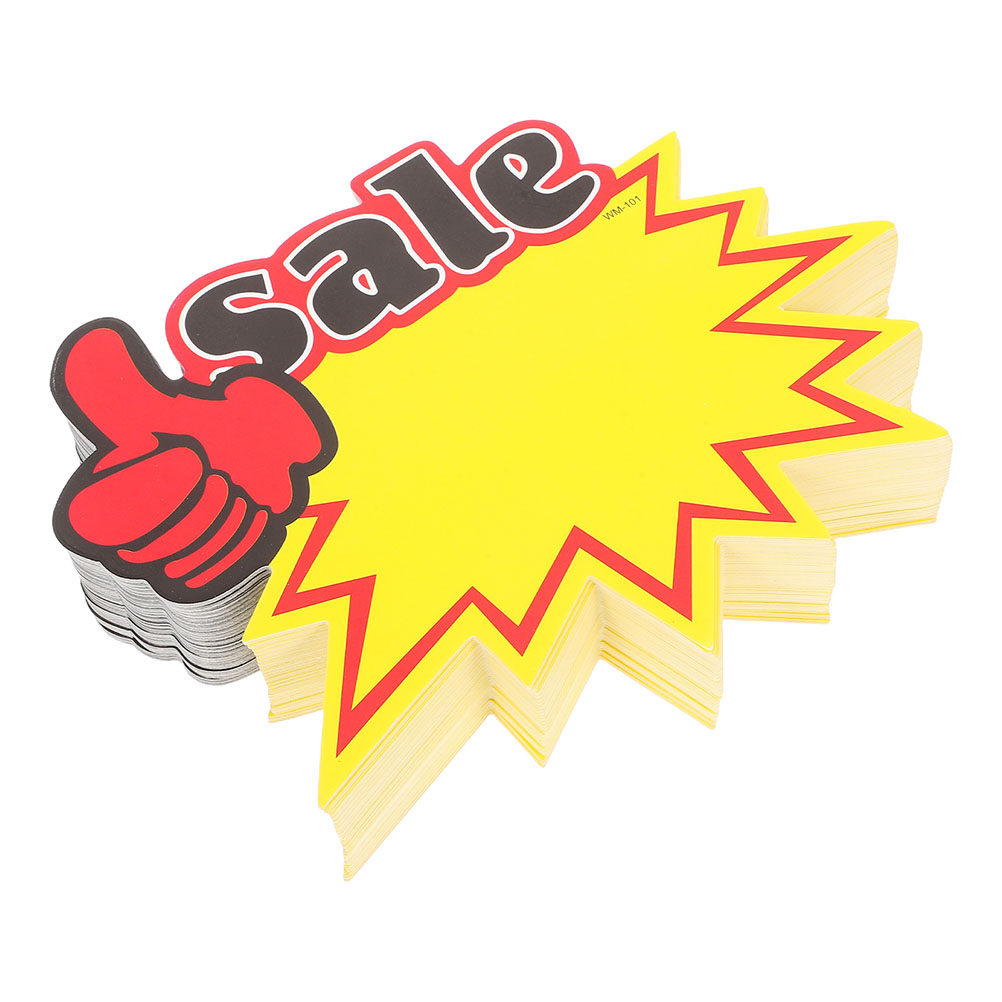 200 قطعة من بطاقات الأسعار الب - مراجعة Yard Sign Blank وسعره